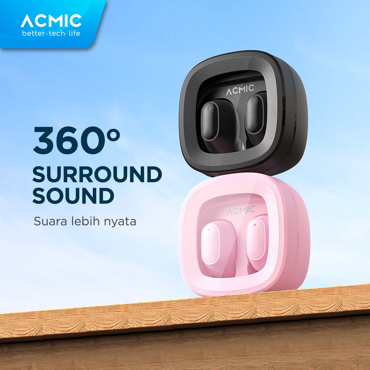 ACMIC ZENDIO LITE True Wireless Bluetooth Earphone Mini Earbuds TWS