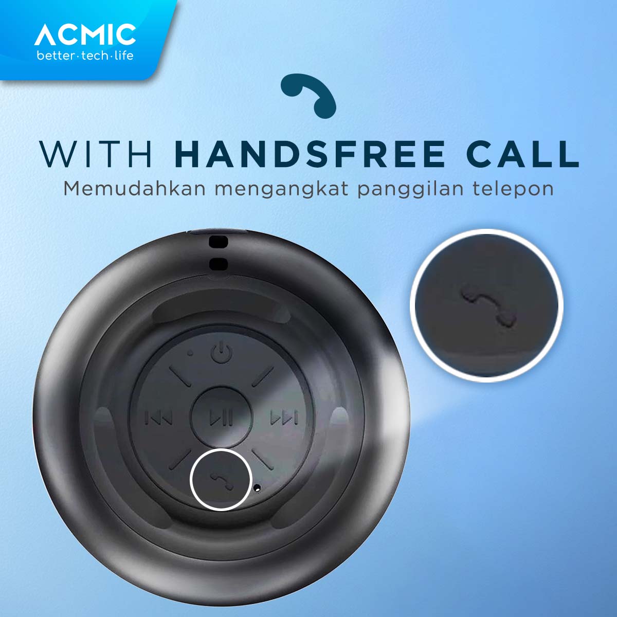 ACMIC MINI TUNE Bluetooth Portable Speaker Stereo Wireless Extra Bass