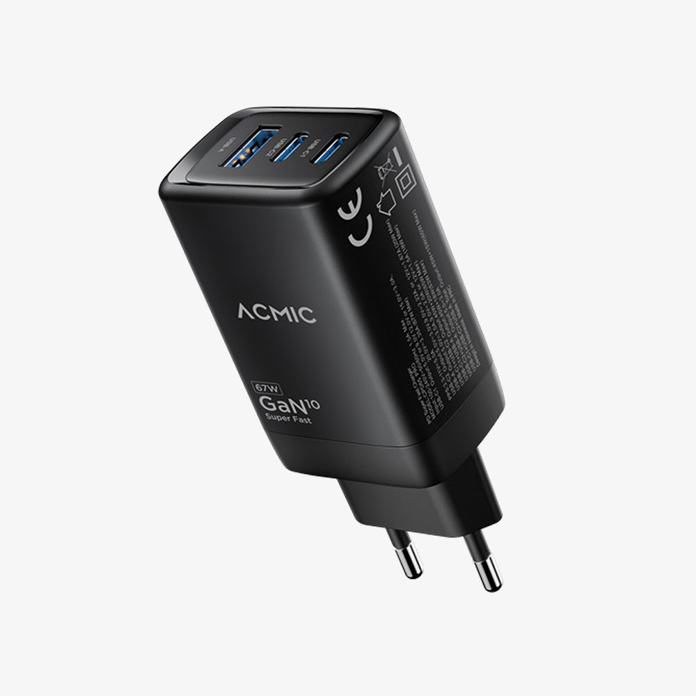ACMIC CPD65 GaN Type C 65W Kepala Charger Super Fast Charging Adaptor