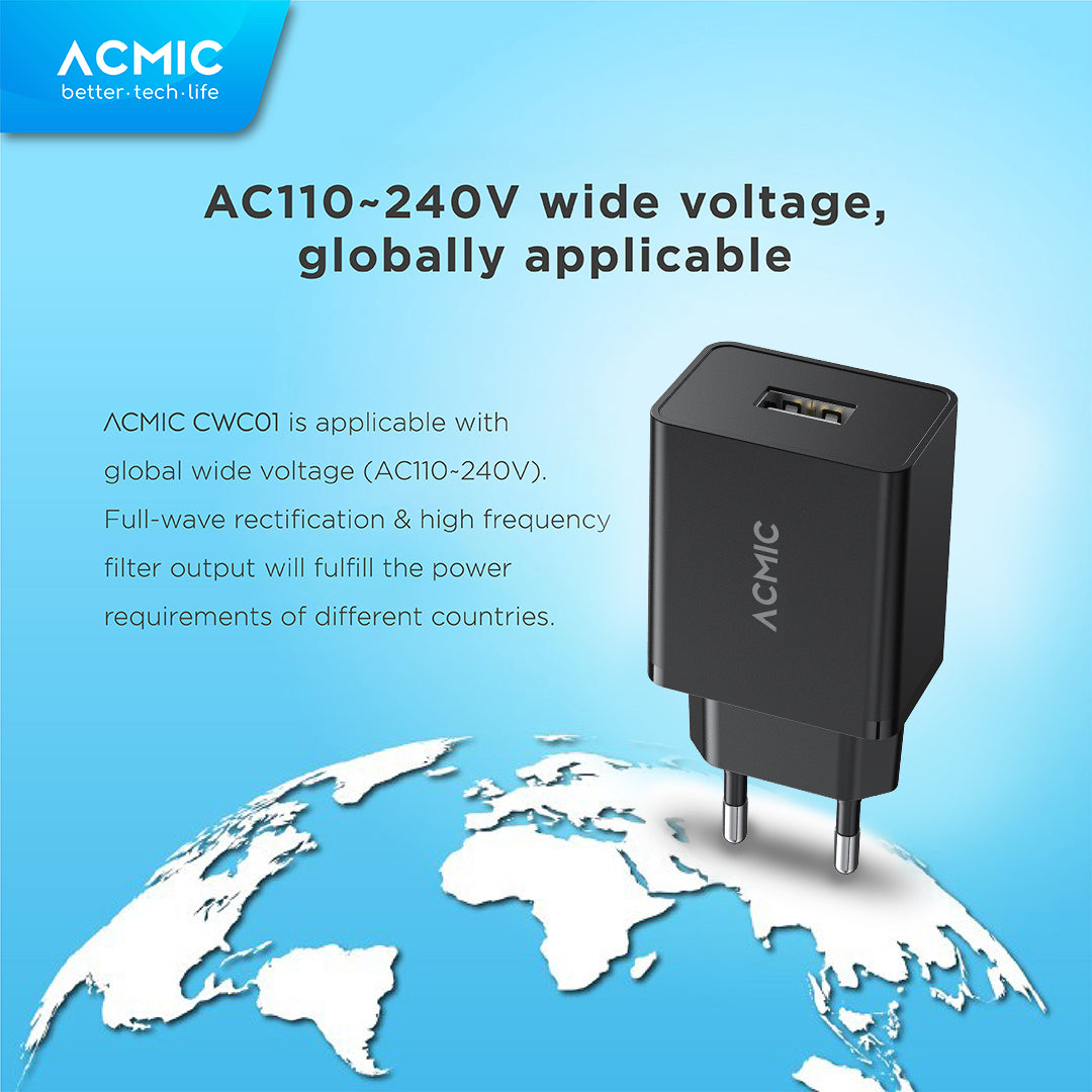 ACMIC CWC01 USB 10W Kepala Charger Fast Charging Adaptor