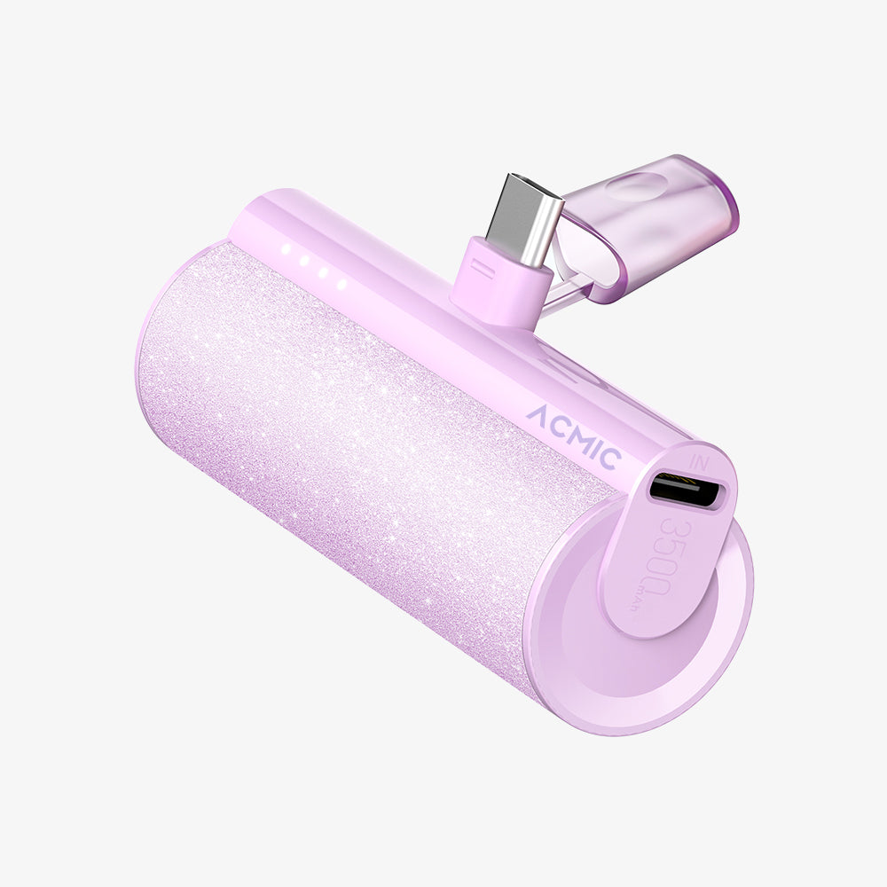 ACMIC MINIGLOW Fashion Mini Powerbank Type C iPhone Samsung Android