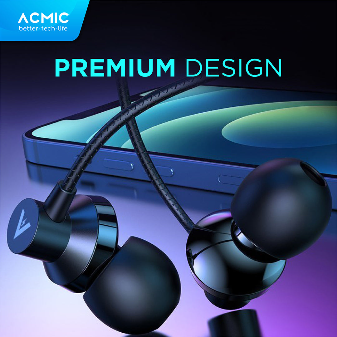 ACMIC PRIME In-Ear Headset Earphone Earbuds Headphone Stereo with Mic