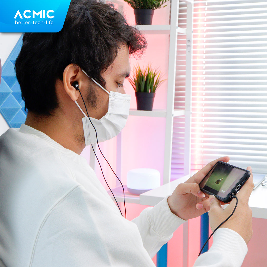 ACMIC PRIME In-Ear Headset Earphone Earbuds Headphone Stereo with Mic