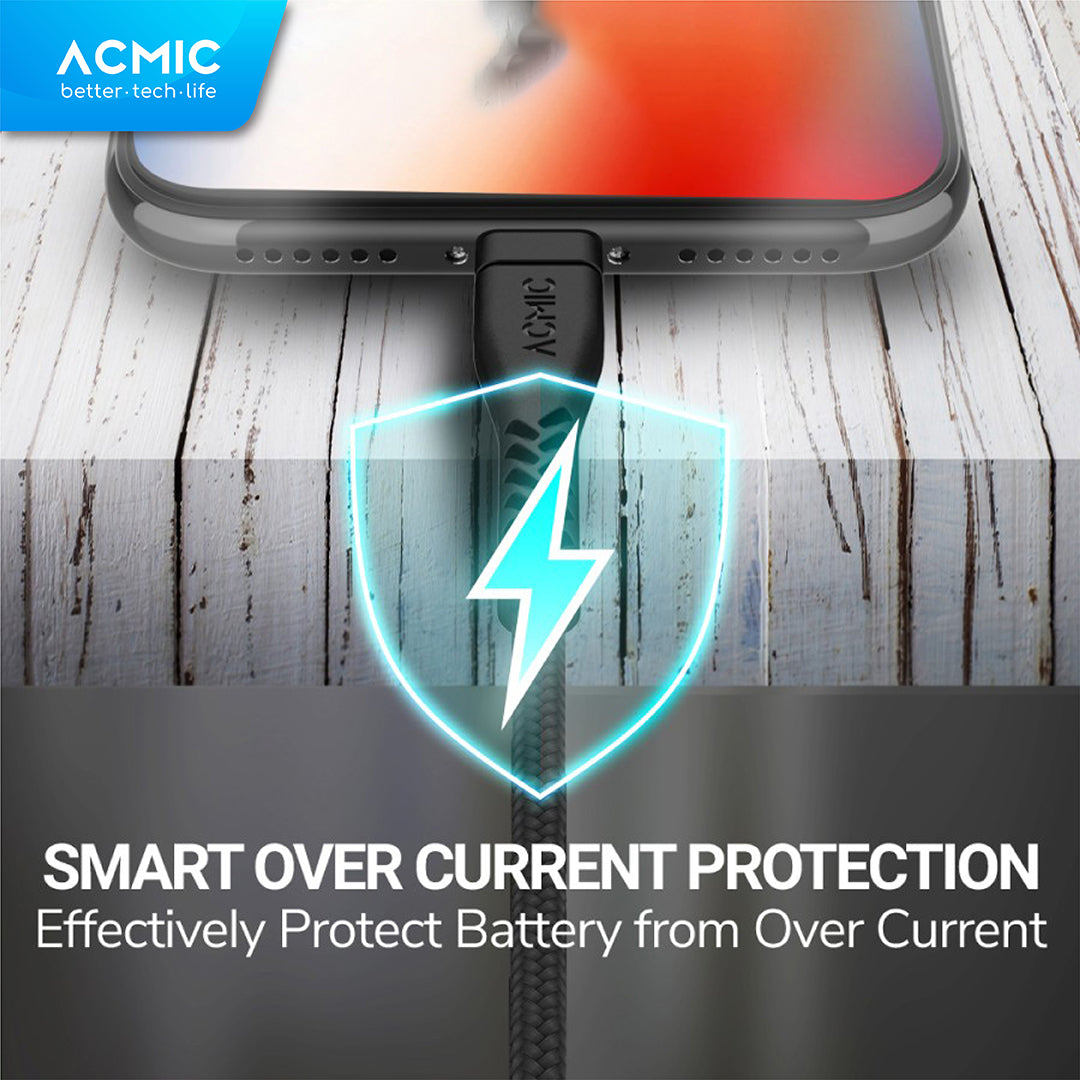 ACMIC B200 B300 Kabel Data Charger Fast Charging 2M / 3M / 2 / 3 meter