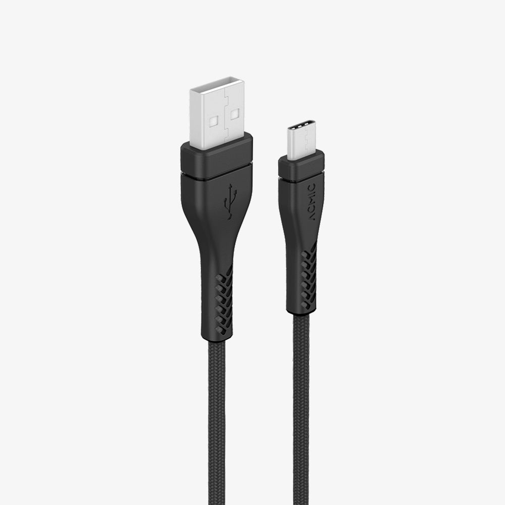 ACMIC Braided Line Kabel Data Fast Charging iPhone/Type C/Micro USB 1M