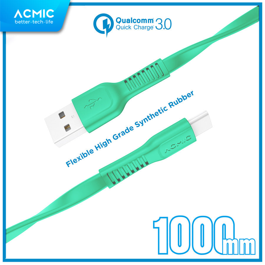 ACMIC CFC100 Kabel Data Charger USB Type C 100cm Fast Charging Cable