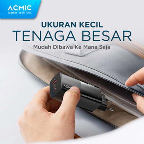 ACMIC CPD65 GaN Type C 65W Kepala Charger Super Fast Charging Adaptor