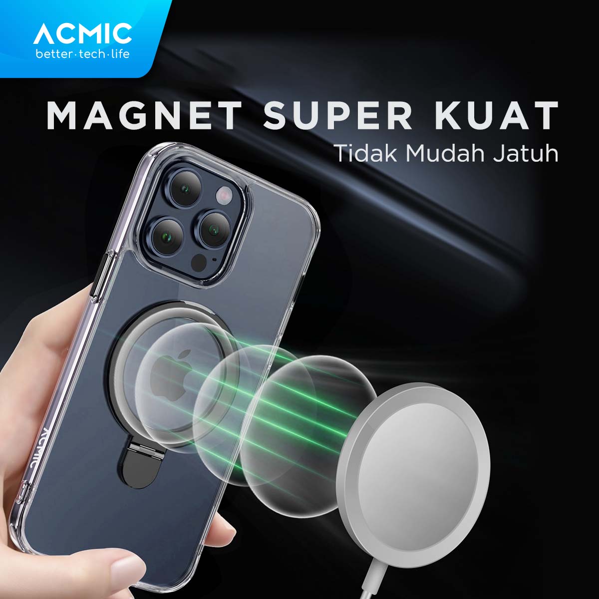 ACMIC MAGCASE iPhone 15 Pro Max Plus Case MagSafe Soft Casing