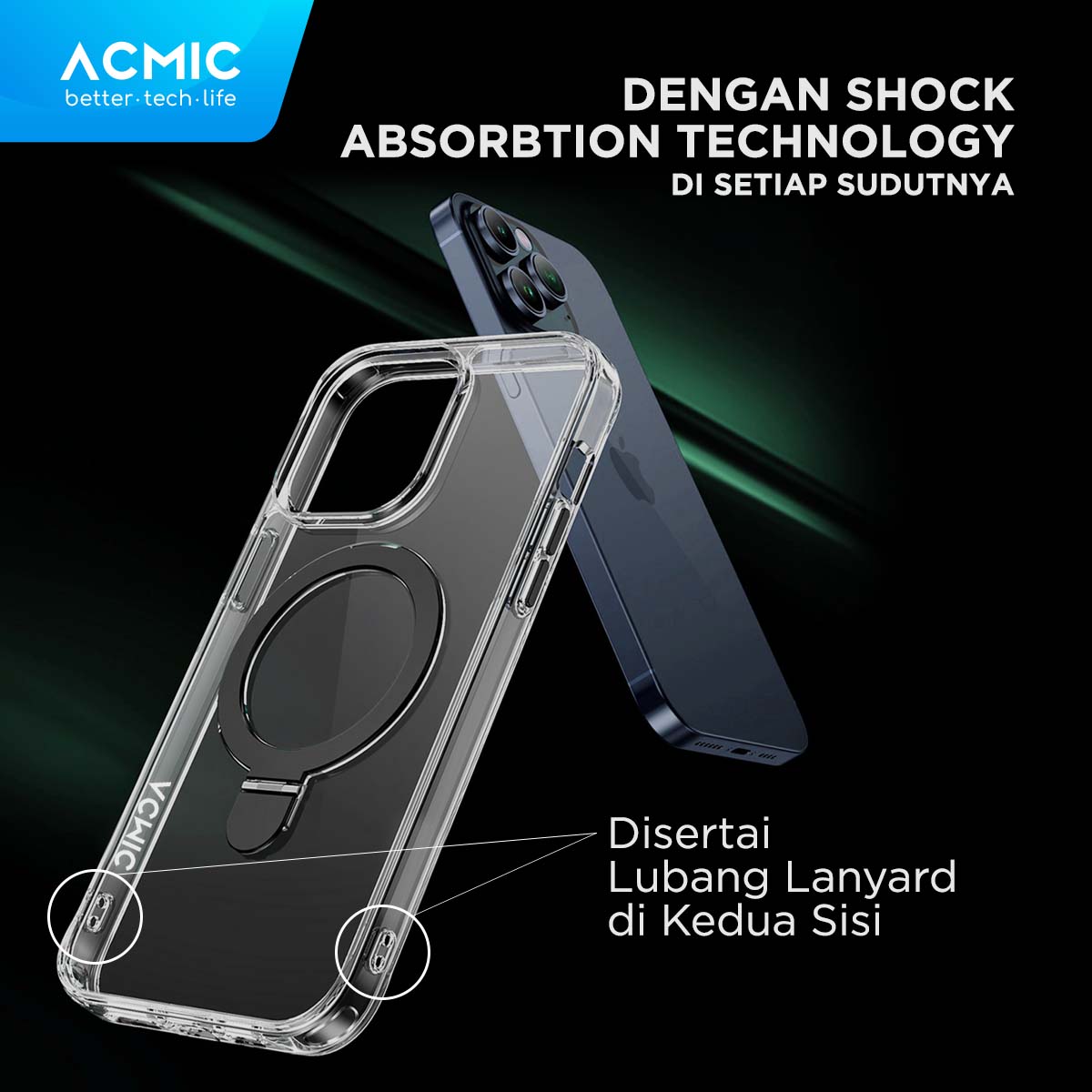 ACMIC MAGCASE iPhone 15 Pro Max Plus Case MagSafe Soft Casing