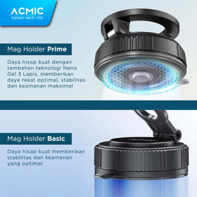 ACMIC Mag Holder Prime | Basic MagSafe Phone Holder Magnetic Car Holder