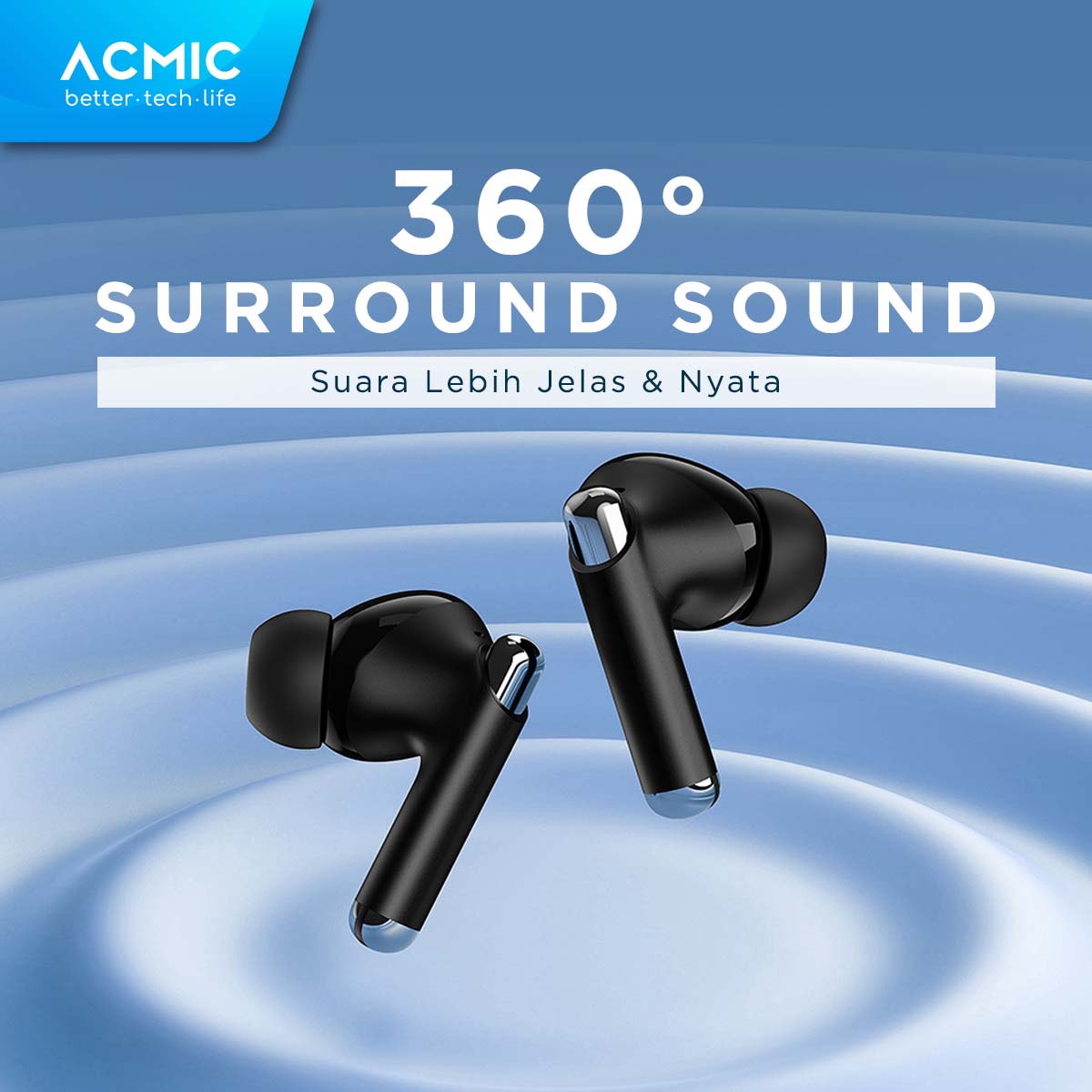 ACMIC ANC QUITEBUDS 30 TWS Active Noise Cancelling Wireless Bluetooth Earphone Earbuds Headset