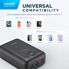 ACMIC DIGIMAX 30000mAh Powerbank Mini 22.5W Fast Charging Type C