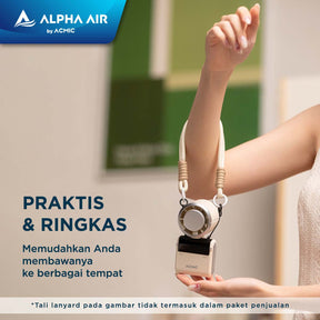 ACMIC FOLDING COMPACT COOLING FAN CF02 Kipas Angin Portable Lipat With Ice Cooling System, Neck Hanging & Desk Function
