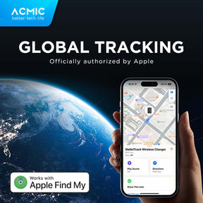 ACMIC MAGBANK Smart Wallet 5000mAh Magsafe Powerbank with Apple Find My (Smart Wireless Magnetic Portable Charger for iPhone)