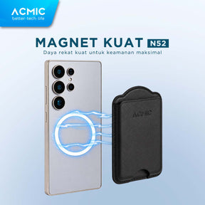ACMIC MAGWALLET SM1 for Samsung Phone Magnetic Wallet Magsafe Slim Card Holder Dompet Kartu