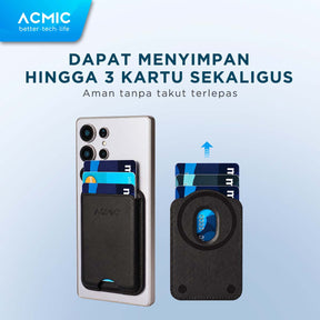 ACMIC MAGWALLET SM1 for Samsung Phone Magnetic Wallet Magsafe Slim Card Holder Dompet Kartu