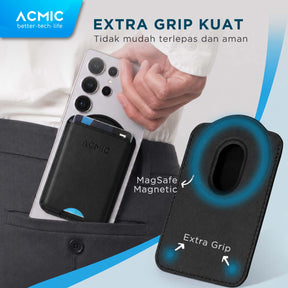 ACMIC MAGWALLET SM1 for Samsung Phone Magnetic Wallet Magsafe Slim Card Holder Dompet Kartu