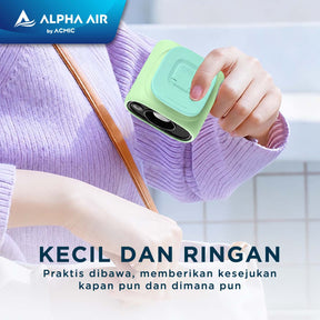 ACMIC MINI WAIST FAN WF01 Kipas Angin Portable Super Strong Airflow with Desk Function