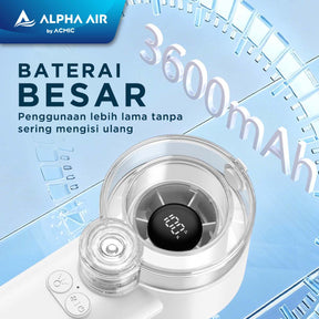 ACMIC MIST SPRAY FAN SF01 Kipas Angin AC Mini Portable Digital Display Super Strong Cooling Airflow dengan Mist Spray