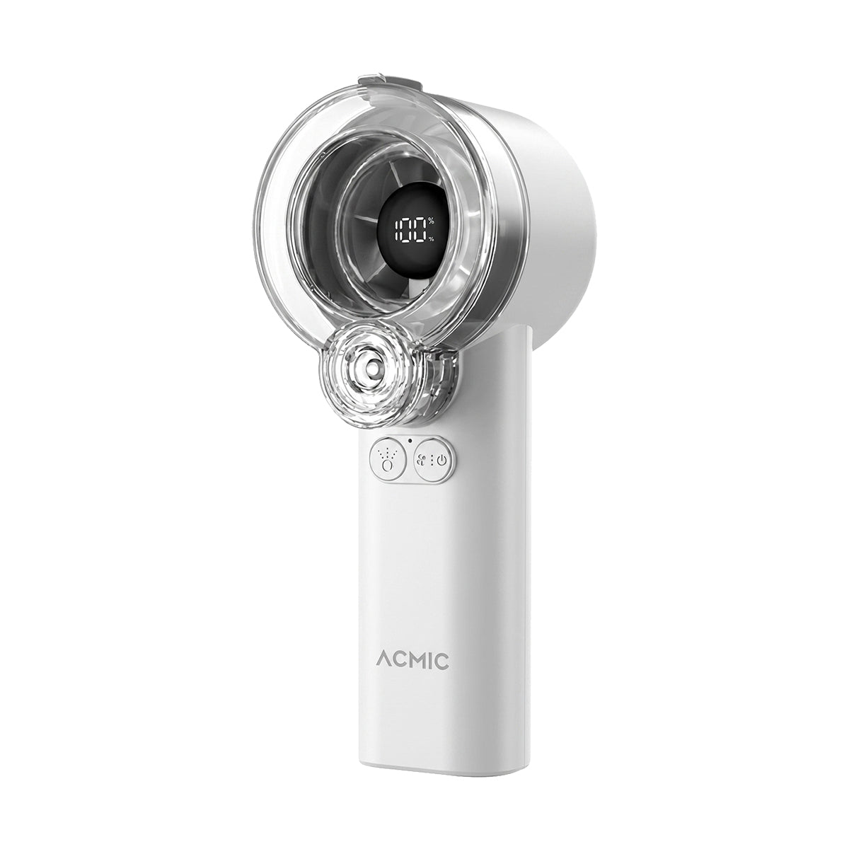 ACMIC MIST SPRAY FAN SF01 Kipas Angin AC Mini Portable Digital Display Super Strong Cooling Airflow dengan Mist Spray
