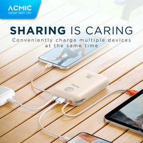 ACMIC NEOPOWER Super Mini 35W Powerbank 20000mAh SFC Super Fast Charging for Samsung with Built-in Cable