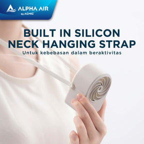 ACMIC NECK HANGING FAN HF01 Kipas Angin Leher Portable Super Strong Airflow