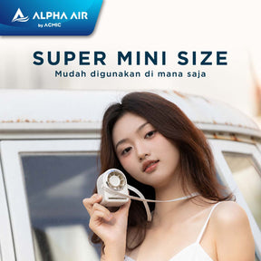ACMIC NECK HANGING FAN HF01 Kipas Angin Leher Portable Super Strong Airflow