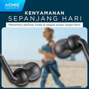 ACMIC OMNIO In-Ear Headset Earphone Earbuds Headphone Stereo with Mic FREE Converter USB C