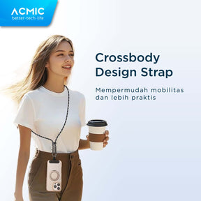 ACMIC STRAPLINE 240W Crossbody Strap Phone Lanyard Design Kabel Data USB-C to USB-C PD 3.1 Power Delivery Fast Charging