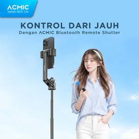 ACMIC TS20 Touchdown Auto Open One Click Selfie Stick 2M Aluminium Tripod Tongsis Bluetooth Remote