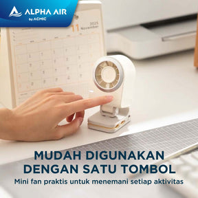 ACMIC TURBO CLIP FAN CLF01 Kipas Angin Portable Multifungsi dengan Anti-Slip Clip Super Strong Airflow