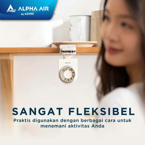 ACMIC TURBO CLIP FAN CLF01 Kipas Angin Portable Multifungsi dengan Anti-Slip Clip Super Strong Airflow