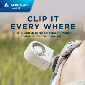 ACMIC TURBO CLIP FAN CLF01 Kipas Angin Portable Multifungsi dengan Anti-Slip Clip Super Strong Airflow