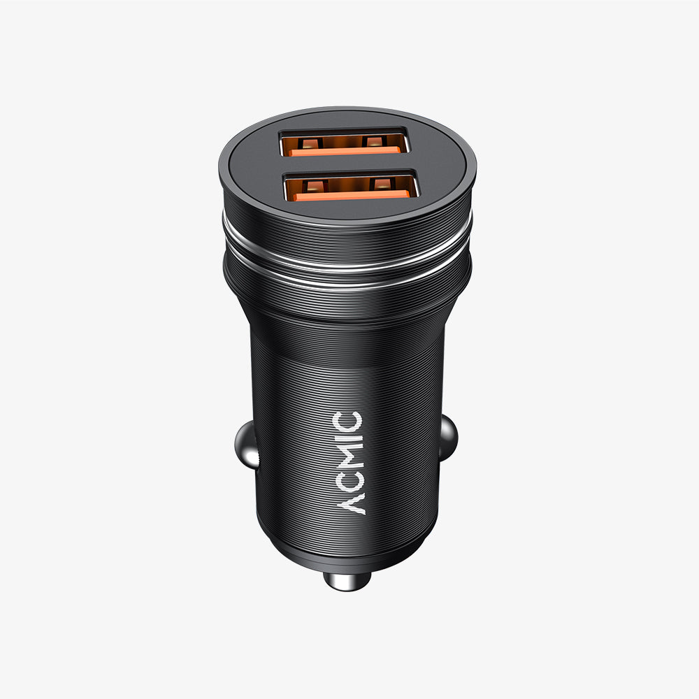 ACMIC CC02 Dual USB 24 Watt Car Charger Fast Charging