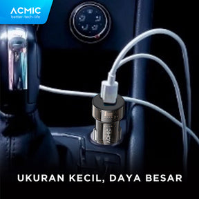 ACMIC CC02 PD+ 48W Type C + USB Car Charger Fast Charging