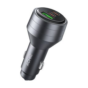 ACMIC CC95 PRO 95W USB A + Dual USB Type C Car Charger PD PPS Super Fast Charging 2.0