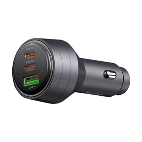 ACMIC CC95 PRO 95W USB A + Dual USB Type C Car Charger PD PPS Super Fast Charging 2.0