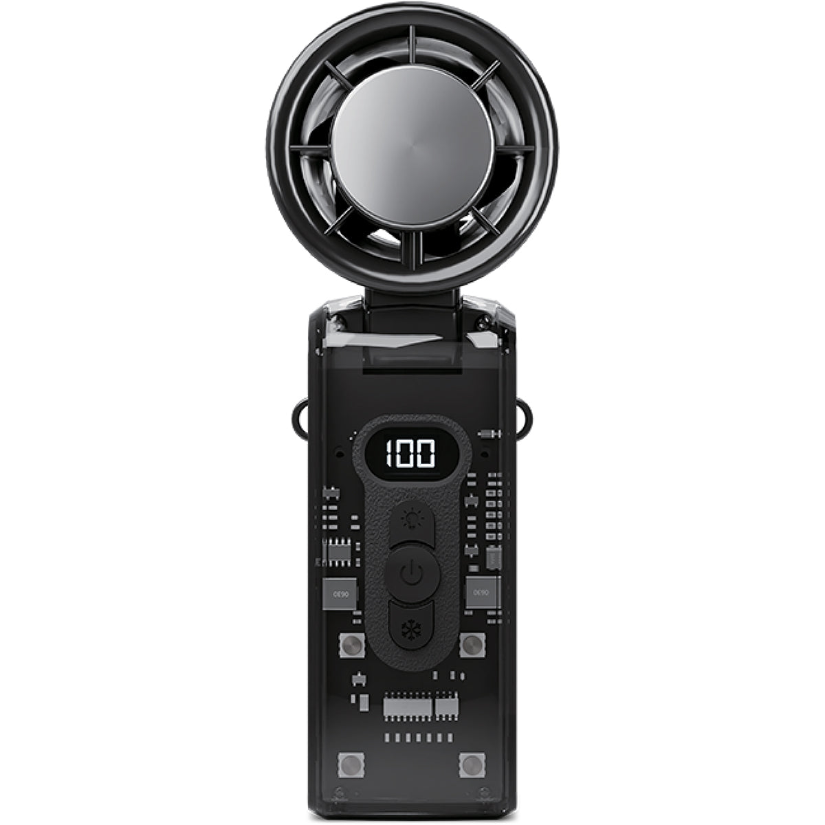 ACMIC Ice Cooling Fan CF01 Kipas Angin AC Mini Portable Digital Display Folding Cooling FAN Air Flow Cool & Powerful