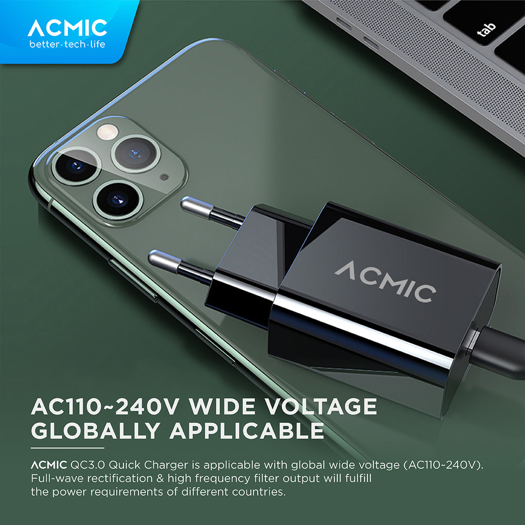 ACMIC CPD18 Type C 18W Kepala Charger Fast Charging Adaptor for iPhone