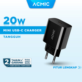 ACMIC CPD20 Type C 20W Kepala Charger Fast Charging Adaptor for iPhone