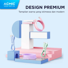 ACMIC Dayline Kabel Data Charger 100cm Fast Charging Cable