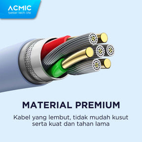 ACMIC Dayline Kabel Data Charger 100cm Fast Charging Cable