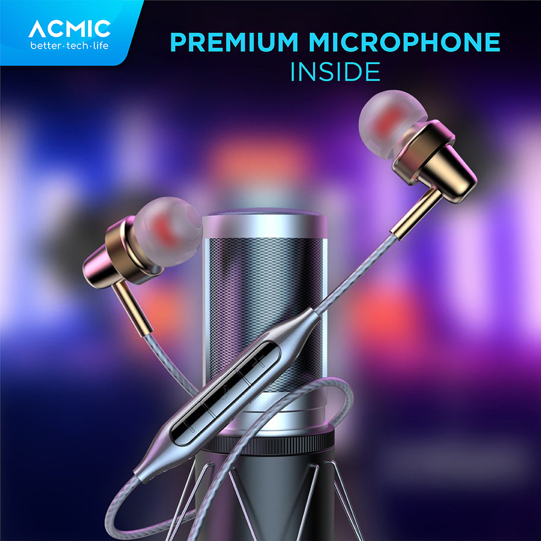 ACMIC ELITE In-Ear Headset Type C Earphone Earbuds Stereo with Mic