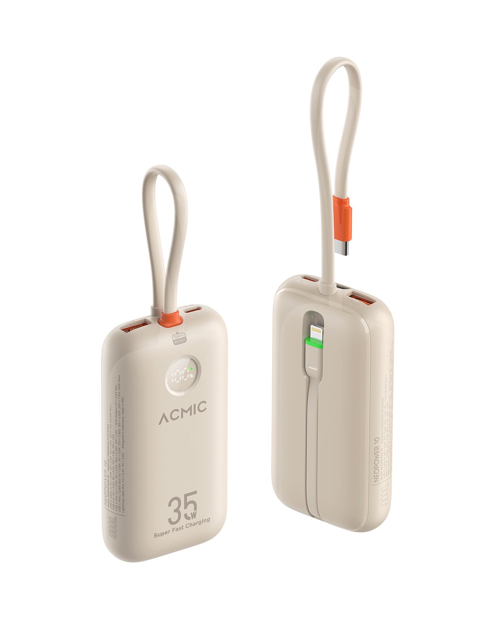 Acmic Iphone Charger 18 Watt ACMIC NEOPOWER Super Mini 35W Power