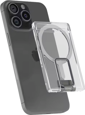 ACMIC MAGWALLET Magnetic Magsafe Slim Card Holder Built in Phone Stand Dompet Kartu ST01 / with PopSocket PS01