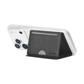 ACMIC MAGWALLET TF5 TF7 Trifold 5 Cards 7 Cards Magnetic Magsafe Slim Card Holder Built in Phone Stand Dompet Kartu