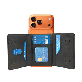 ACMIC MAGWALLET TF5 TF7 Trifold 5 Cards 7 Cards Magnetic Magsafe Slim Card Holder Built in Phone Stand Dompet Kartu