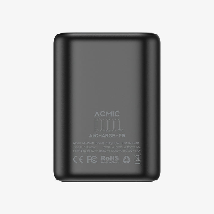 Acmic ACMIC MINIMAX 10000mAh Powerbank Mini 22.5W Fast Charging Type C