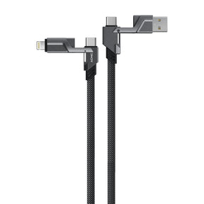 ACMIC OMNILINE 4in1 240W Kabel Data PD 3.1 Power Delivery Ultra Fast Charging USB Type-C iPhone Lightning