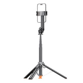 ACMIC TS20 Touchdown Auto Open One Click Selfie Stick 2M Aluminium Tripod Tongsis Bluetooth Remote
